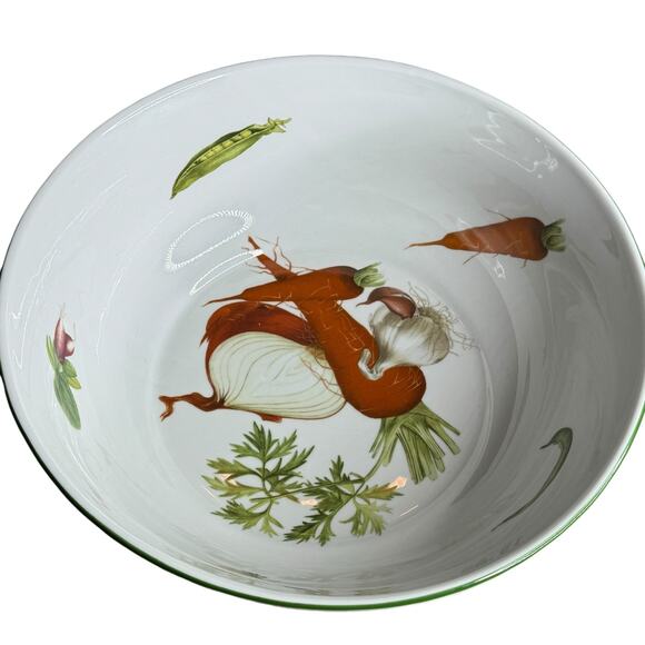 Vintage Philippe Deshoulieres Porcelain Serving Bowl NEVER USED Made in France - Picture 1 of 8